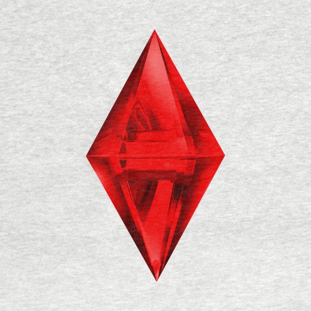 Sims red Plumbob Diamond by Xinoni